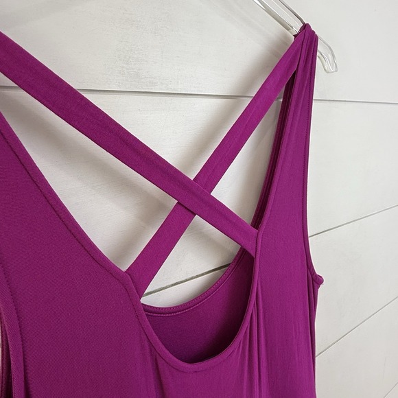 Anthropologie Fuchsia Maxi Dress - Picture 7 of 10